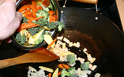 Bowtie Pasta Primavera Step 8 - Mostly Meatless Almost Vegetarian Recipe