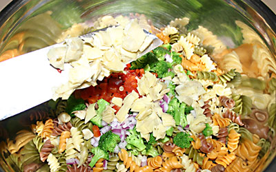 Pasta Salad - Step 8 - Mostly Meatless Almost Vegetarian Recipes