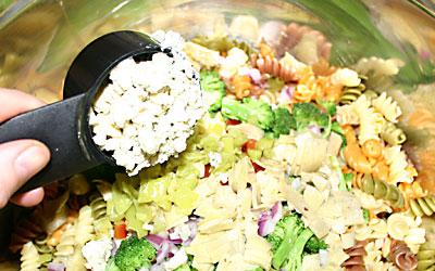 Pasta Salad - Step 10 - Mostly Meatless Almost Vegetarian Recipes