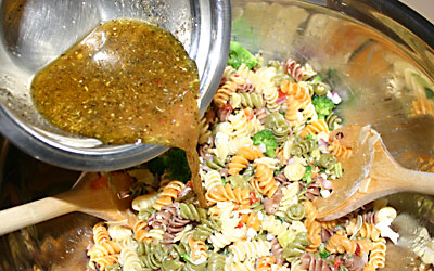 Pasta Salad - Step 13 - Mostly Meatless Almost Vegetarian Recipes