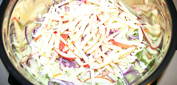 Apple Slaw - Mostly Meatless Almost Vegetarian Recipe