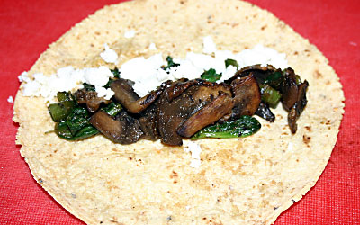Mushroom Enchiladas Step 12 - Mostly Meatless Almost Vegetarian Recipes