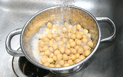 Chick Pea Patties Step 1 - Mostly Meatless Almost Vegetarian Recipes