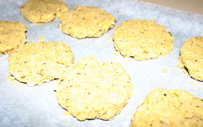 Chick Pea Patties Step 7 - Mostly Meatless Almost Vegetarian Recipes