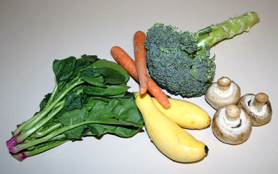 Bowtie Pasta Primavera Step 1 - Mostly Meatless Almost Vegetarian Recipe