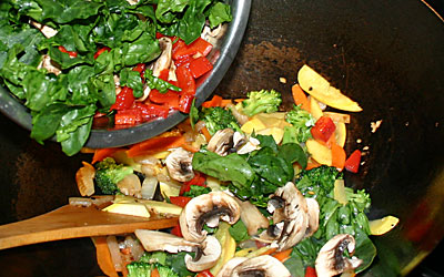 Bowtie Pasta Primavera Step 9 - Mostly Meatless Almost Vegetarian Recipe