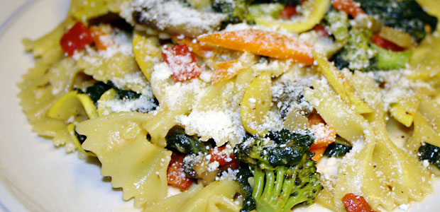 Bowtie Pasta Primavera - Mostly Meatless Almost Vegetarian Recipes