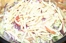 Apple Slaw Step 5 - Mostly Meatless Almost Vegetarian Recipes