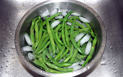 Green Bean Almondine Step 2 - Mostly Meatless Almost Vegetarian Recipes