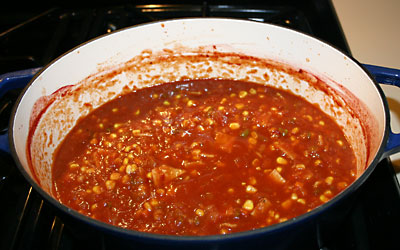 Tortilla Soup Step 9 - Mostly Meatless Almost Vegetarian Recipes