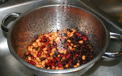 3 Bean Chili Step 3 - Mostly Meatless Almost Vegetarian Recipes