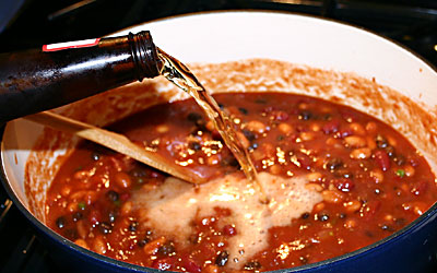 Three Bean Chili Step 8 - Mostly Meatless Almost Vegetarian Recipes